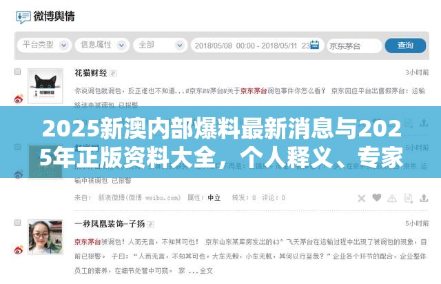 2025新澳内部爆料最新消息与2025年正版资料大全，个人释义、专家解析解释与落实?留心虚假的虚架势